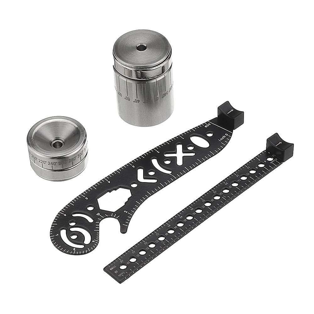 Multi Functional Drawing | Curved Metallic Ruler | Mini Compass Protractor 3 Multi Functional Drawing | Curved Metallic Ruler | Mini Compass Protractor - Image 3