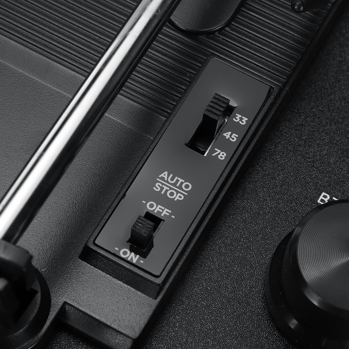 B32603 bluetooth Wireless 3 Speed Vinyl Record Player Turntable Retro 2 Speakers Case 6 B32603 bluetooth Wireless 3 Speed Vinyl Record Player Turntable Retro 2 Speakers Case - Image 6