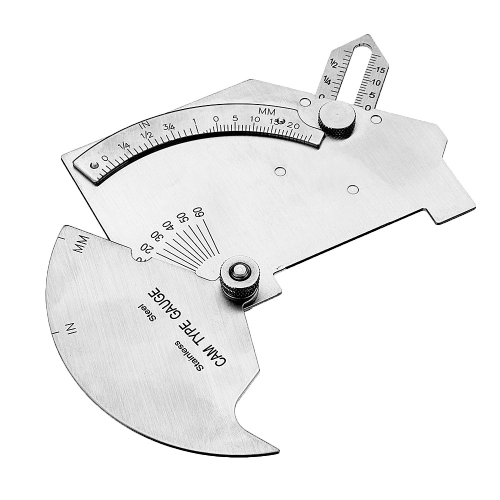 Stainless Steel Welding Gauge | Bridge Cam Gauge | Welder Inspection Gauge 1 Stainless Steel Welding Gauge