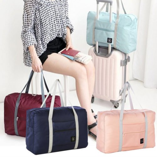 IPRee® Portable Travel Storage Bag Waterproof Polyester Folding Luggage Handbag Pouch 3