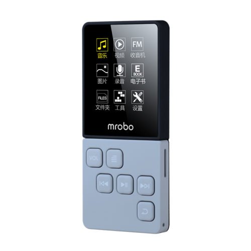 Mrobo C6 8GB FM Radio Receiver MP3 Music Player Voice Record Support 64G TF Card E-book 2