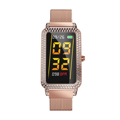 Bakeey G68 1.14inch Weather Musice Brightness Control Multi-sport Modes Heart Rate Blood Pressure O2 Monitor Female Smart Watch 2