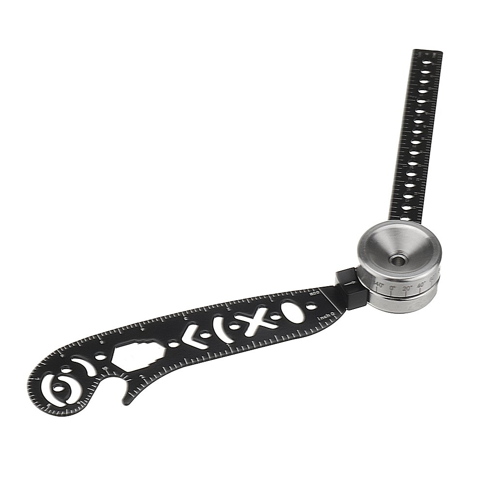 Multi Functional Drawing | Curved Metallic Ruler | Mini Compass Protractor 2 Multi Functional Drawing | Curved Metallic Ruler | Mini Compass Protractor - Image 2