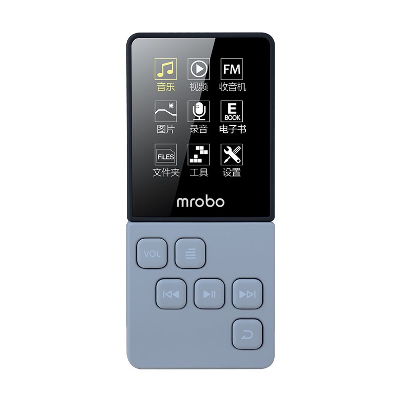 Mrobo C6 8GB FM Radio Receiver MP3 Music Player Voice Record Support 64G TF Card E-book 2