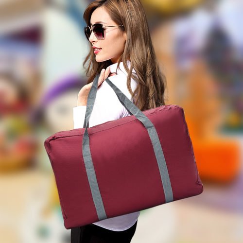 IPRee® Portable Travel Storage Bag Waterproof Polyester Folding Luggage Handbag Pouch 8