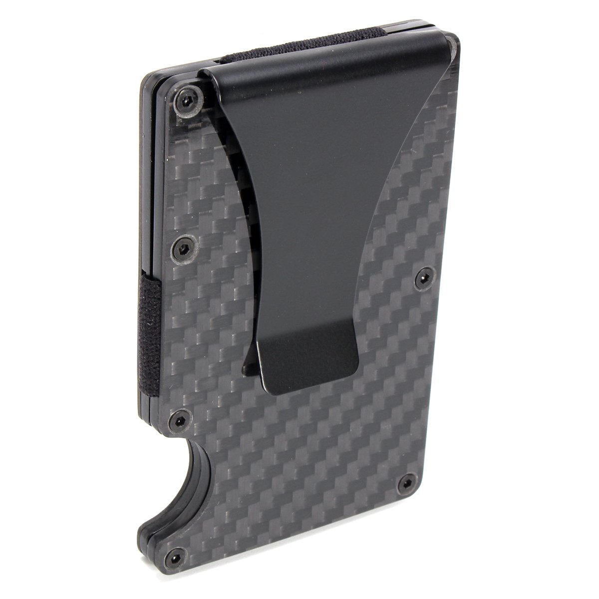 Slim Carbon Fiber Credit Card Holder RFID Blocking Metal Wallet Money Clip Case 7 Slim Carbon Fiber Credit Card Holder RFID Blocking Metal Wallet Money Clip Case - Image 7