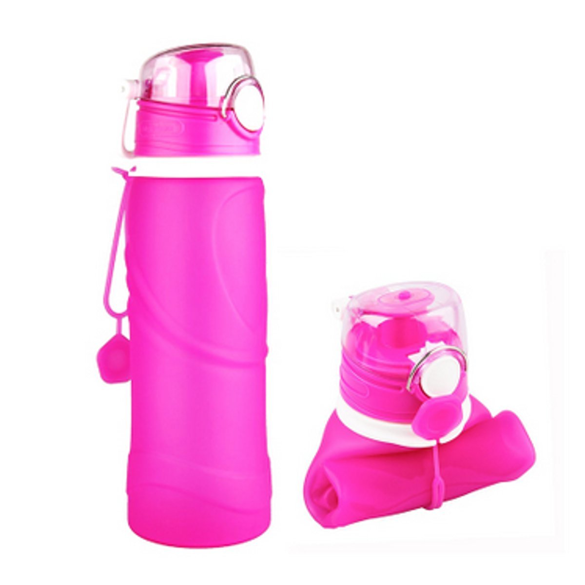 BIKIGHT 750ML Folding Bottle Sports Camping Traveling Portable Frosted Water Bottle 9 BIKIGHT 750ML Folding Bottle Sports Camping Traveling Portable Frosted Water Bottle - Image 9