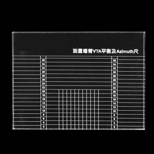 LP Vinyl Record Player Measuring Azimuth Ruler Phono Tonearm VTA Cartridge 1
