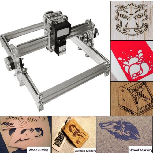 32cm*23 cm DIY 500mW Laser Engraving Machine Laser Engraver Printer Carving Desktop CNC Kit 3