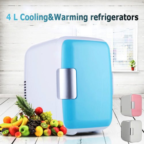 Mini 4L Portable Refrigerator Fridge Freezer Cooler Warmer Car Home Office 1