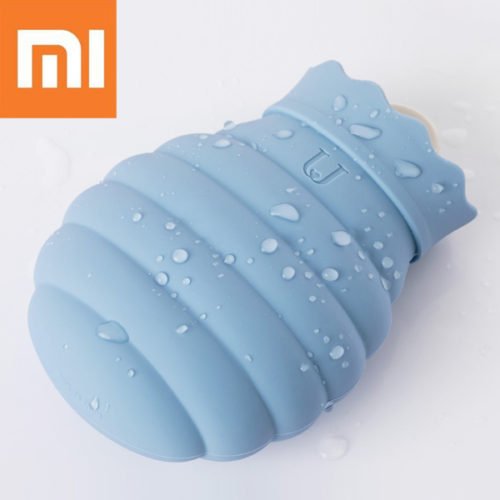 Xiaomi 313/620ml Hot Water Bag Microwave Heating Silicone Bottle Winter Heater With Knitted Cover 4