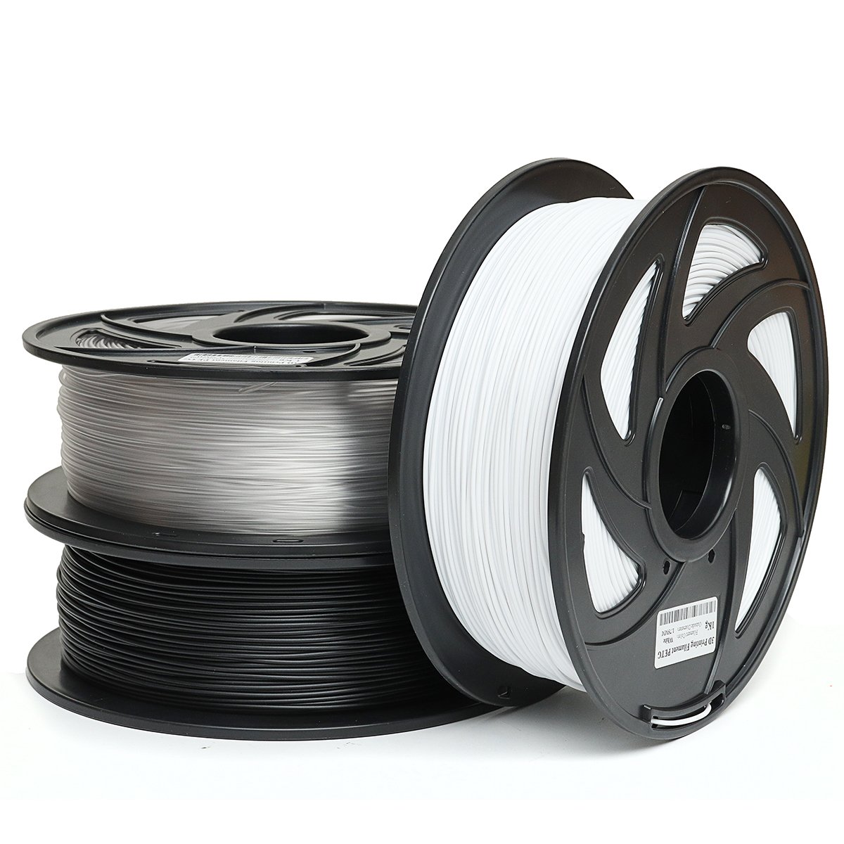 1KG 1.75mm PETG Filament Black White or Nude Color New Filament for 3D Printer 2
