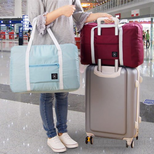 IPRee® Portable Travel Storage Bag Waterproof Polyester Folding Luggage Handbag Pouch 4