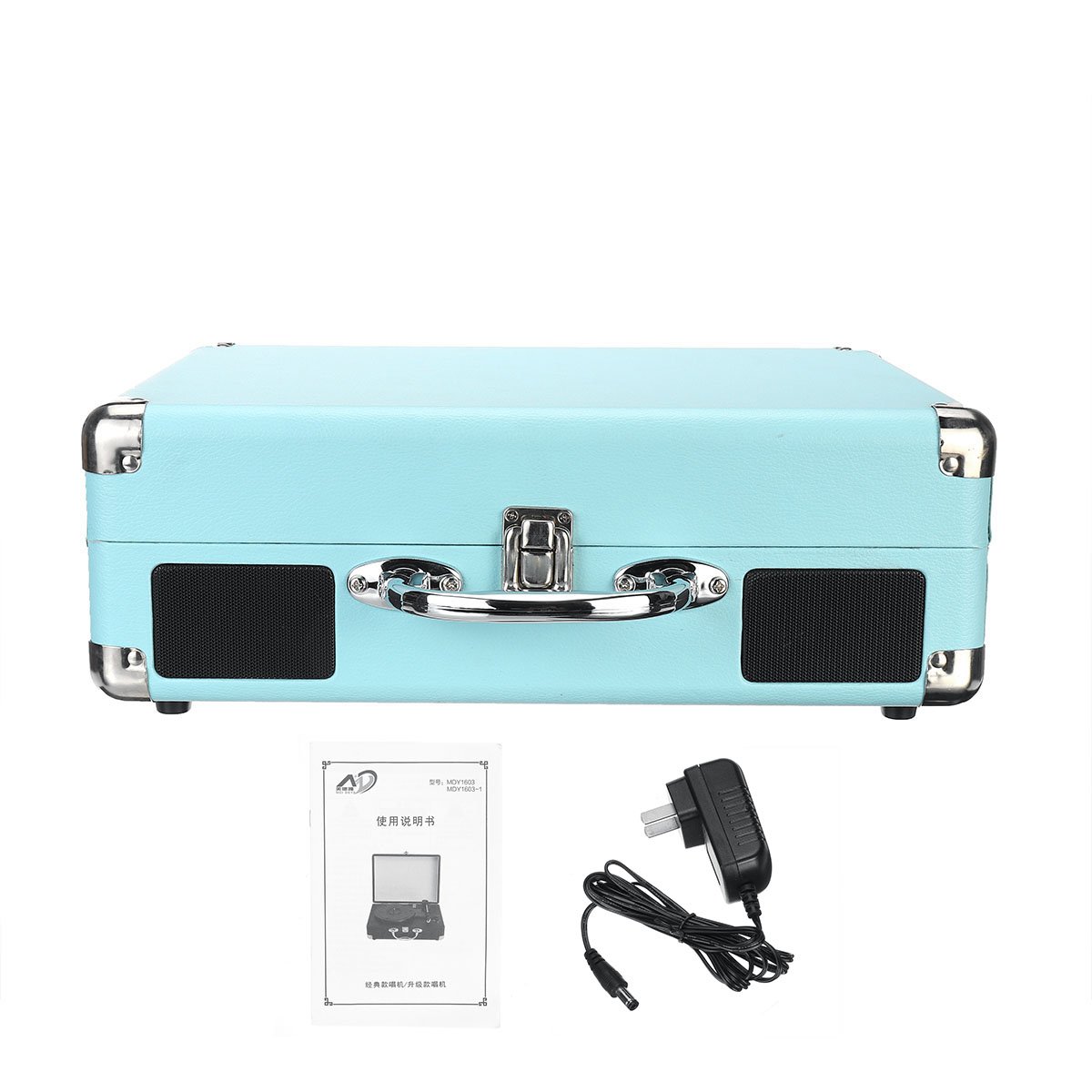 Vintage Vinyl LP Record Player Stereo Turntable 3Speed 2 Speakers Radio Recorder 12 Vintage Vinyl LP Record Player Stereo Turntable 3Speed 2 Speakers Radio Recorder - Image 12