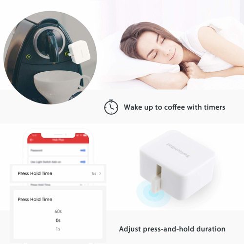 SwitchBot Smart Switch Button Pusher - No Wiring, Wireless App or Timer Control, Add SwitchBot Hub Works with Alexa, Google Home, Siri, IFTTT 4