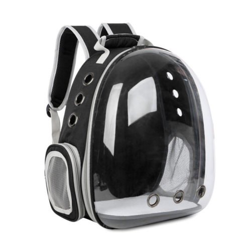 Dog Cat Transparent Space Capsule Breathable Shoulder Bag Pet Outside Travel Portable Carry Backpack 5