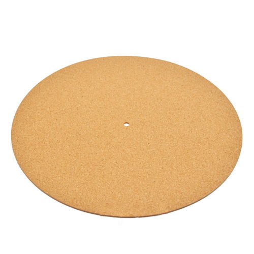 300mm 3MM Cork Wood LP Vinyl Turntable Record Pad Anti-skid Anti-static Soft Mat for Turntable Player 3