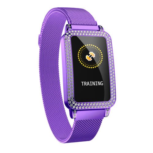 Bakeey G68 1.14inch Weather Musice Brightness Control Multi-sport Modes Heart Rate Blood Pressure O2 Monitor Female Smart Watch 5