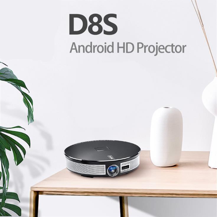 AUN D8S Projector 300 inch 2G+16G 1280x720P Android WIFI Portable 3D LED 1080P 4K MINI Projector 6 AUN D8S Projector 300 inch 2G+16G 1280x720P Android WIFI Portable 3D LED 1080P 4K MINI Projector - Image 6