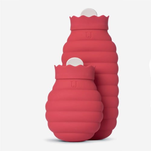 Xiaomi 313/620ml Hot Water Bag Microwave Heating Silicone Bottle Winter Heater With Knitted Cover 13
