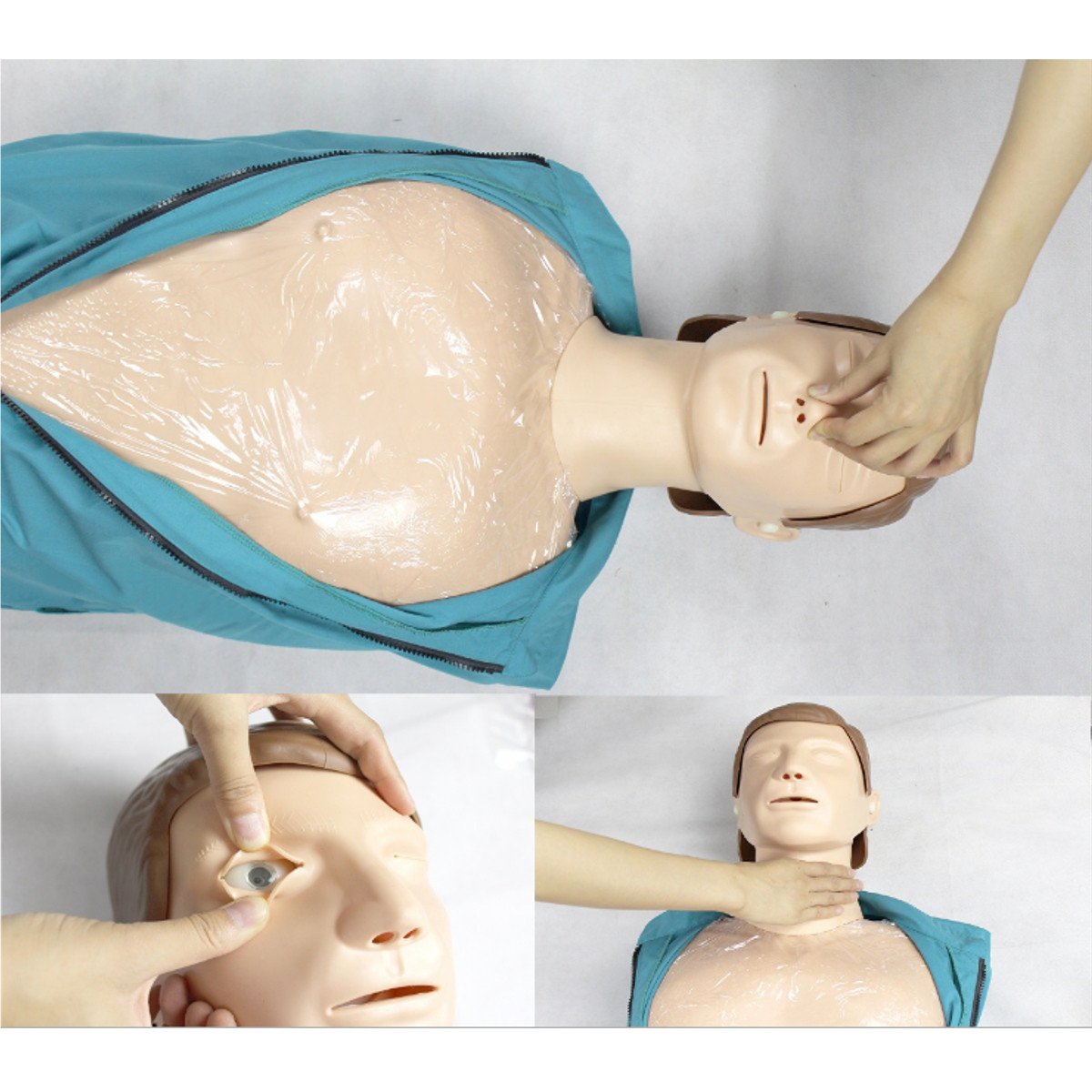 CPR Adult Manikin AED First Aid Training Dummy Training Medical Model Respiration Human 5 CPR Adult Manikin AED First Aid Training Dummy Training Medical Model Respiration Human - Image 5