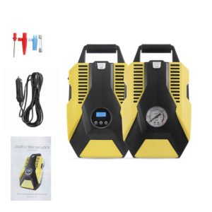 Max 260PSI 12V 10A 4kg/cm² 22 Cylinder Electric Pump Portable Emergency Tire Car Tyre Inflator Air Pump