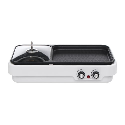 Electric Baking Pan Barbecue Hot Pot Non Stick BBQ Grill Oven Kitchen Cookware 3