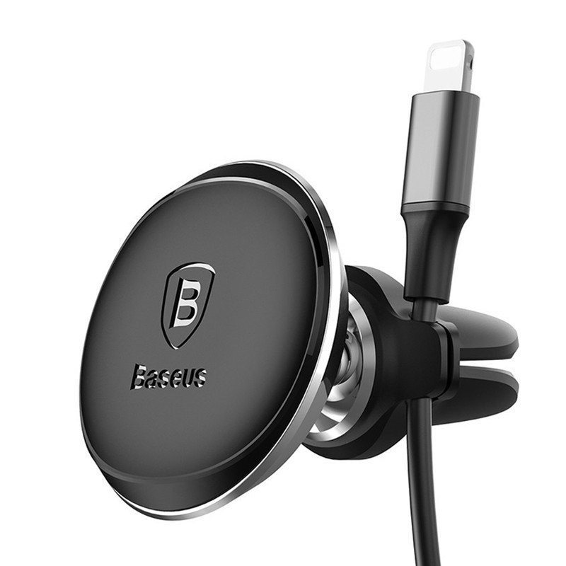 Baseus Cable Clip Magnetic Rotation Car Air Vent Phone Holder Stand for Samsung S8 iPhone X Xiaomi 9 Baseus Cable Clip Magnetic Rotation Car Air Vent Phone Holder Stand for Samsung S8 iPhone X Xiaomi - Image 9