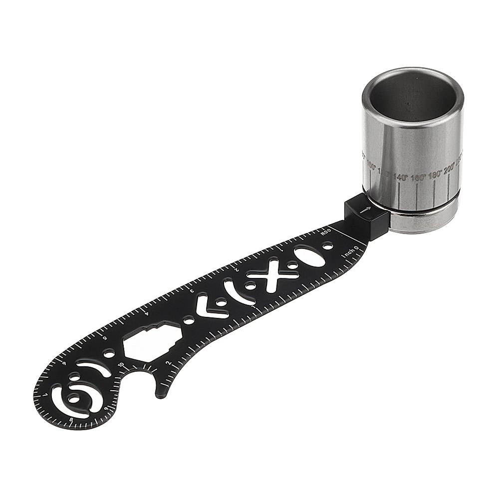 Multi Functional Drawing | Curved Metallic Ruler | Mini Compass Protractor 5 Multi Functional Drawing | Curved Metallic Ruler | Mini Compass Protractor - Image 5