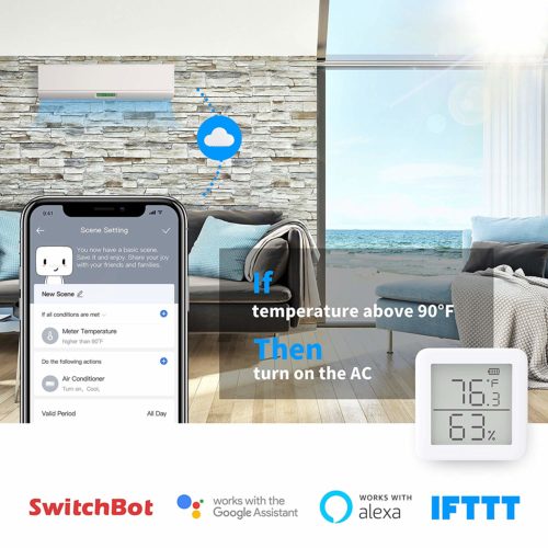 SwitchBot Hub Plus, Smart IR Remote Control for Air Conditioner, Smart Home, Link SwitchBot to Wi-Fi, Compatible with Alexa Google Home Siri IFTTT 6