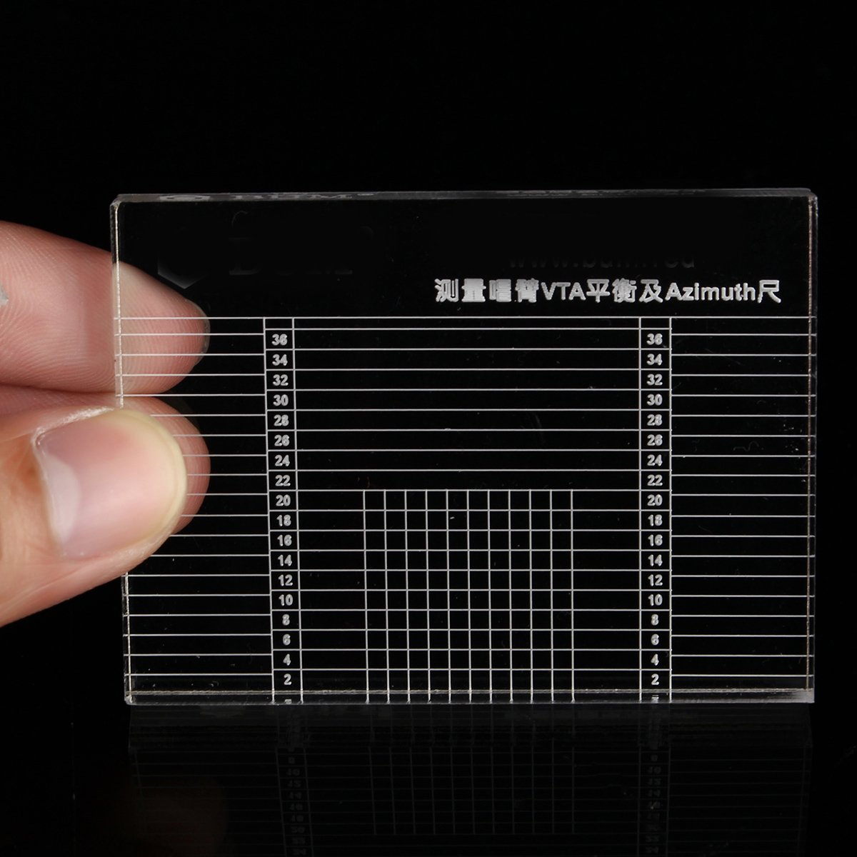 LP Vinyl Record Player Measuring Azimuth Ruler Phono Tonearm VTA Cartridge 7 LP Vinyl Record Player Measuring Azimuth Ruler Phono Tonearm VTA Cartridge - Image 7