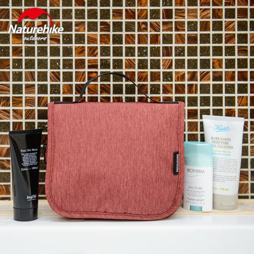 Naturehike 17X001-S Travel Waterproof Toiletry Wash Bag Hanging Make Up Cosmetic Pouch Storage Pack 7