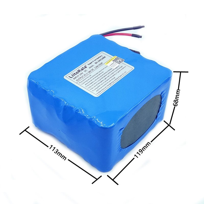 24V 12ah lithium-ion battery pack 25.2V 12000mA 6S 3P rechargeable battery 2 24V 12ah lithium-ion battery pack 25.2V 12000mA 6S 3P rechargeable battery - Image 2