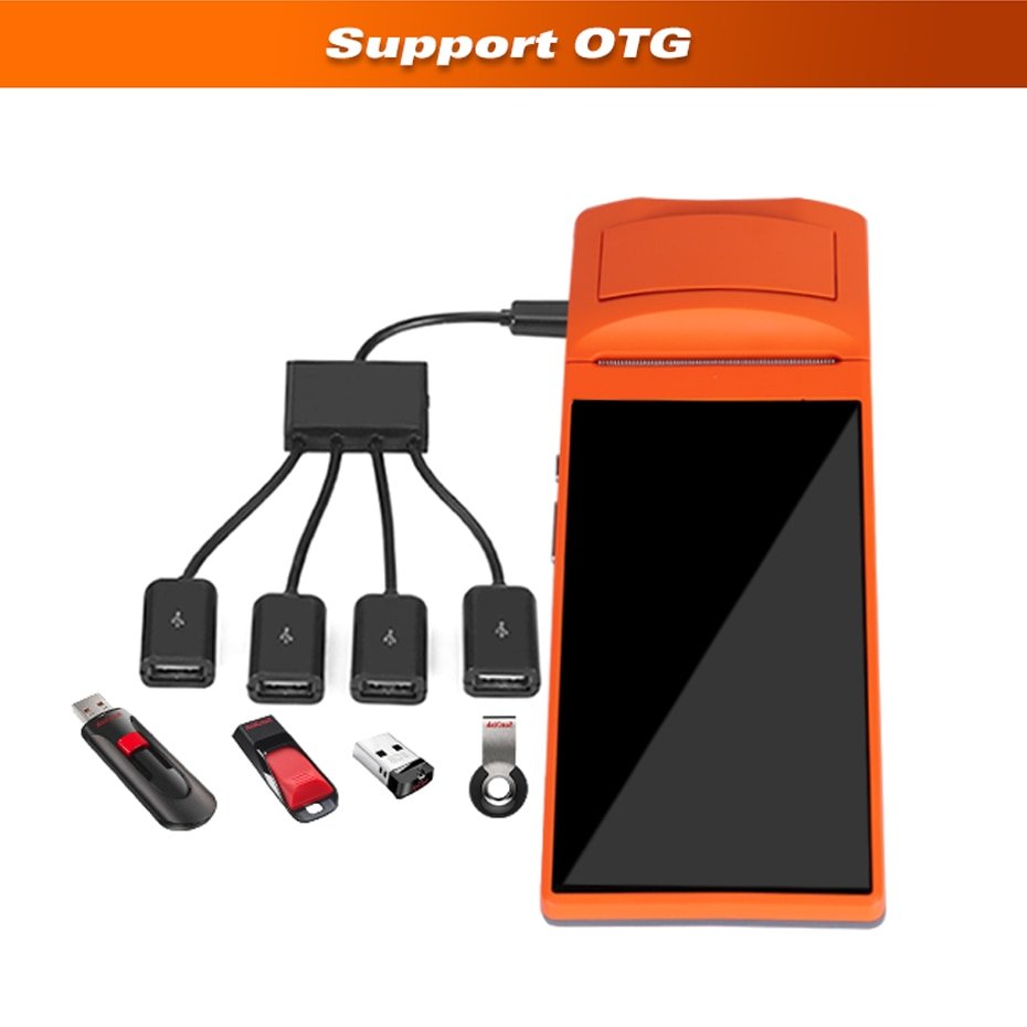 Android NFC Handheld POS Terminal Thermal Printer WIFI Bluetooth 3G 5 Android NFC Handheld POS Terminal Thermal Printer WIFI Bluetooth 3G - Image 5