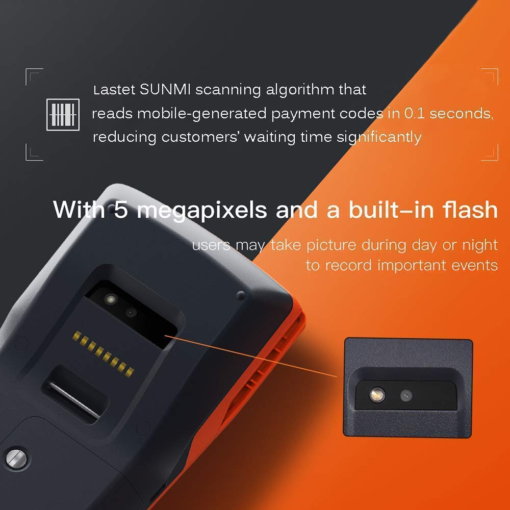 Android NFC Handheld POS Terminal Thermal Printer WIFI Bluetooth 3G 4 Android NFC Handheld POS Terminal Thermal Printer WIFI Bluetooth 3G - Image 4