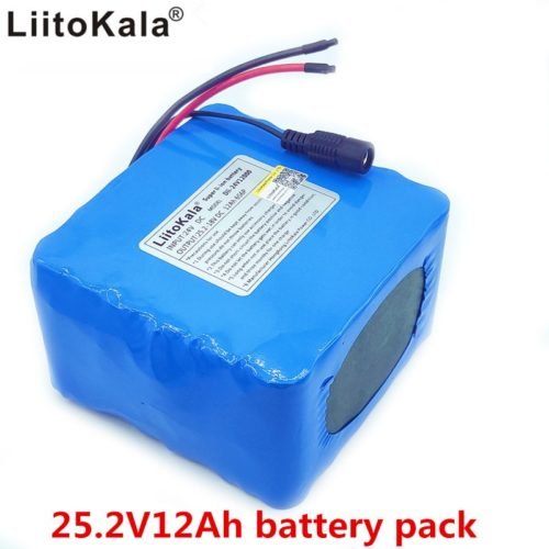 24V 12ah lithium-ion battery pack 25.2V 12000mA 6S 3P rechargeable battery 1