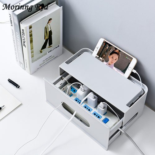Double Layers Drawer Type WIFI Router Storage Box 2