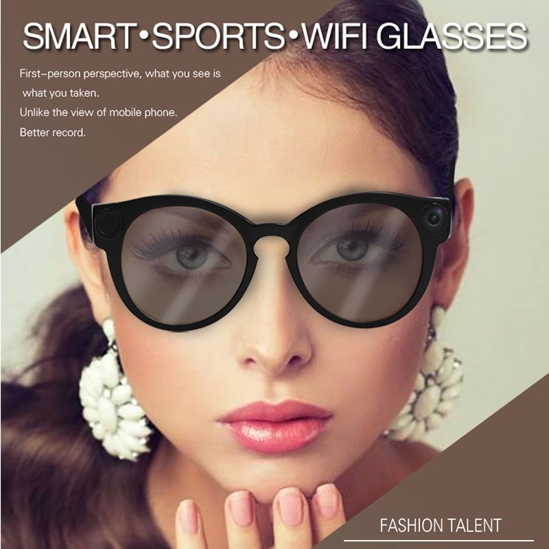 1080P Smart video glasses Built-in WIFI Support for IOS android mobile phone Live webcast 2