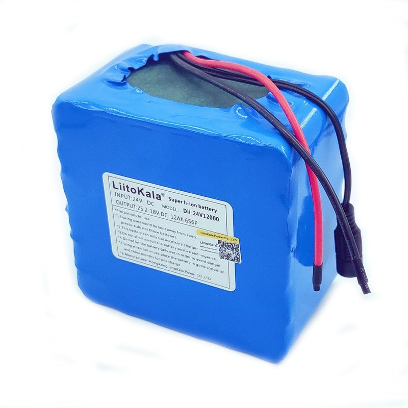 24V 12ah lithium-ion battery pack 25.2V 12000mA 6S 3P rechargeable battery 3 24V 12ah lithium-ion battery pack 25.2V 12000mA 6S 3P rechargeable battery - Image 3