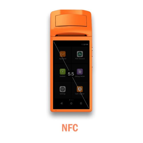 Android NFC Handheld POS Terminal Thermal Printer WIFI Bluetooth 3G 10