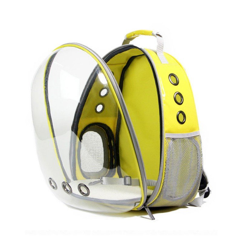 Dog Cat Transparent Space Capsule Breathable Shoulder Bag Pet Outside Travel Portable Carry Backpack 1