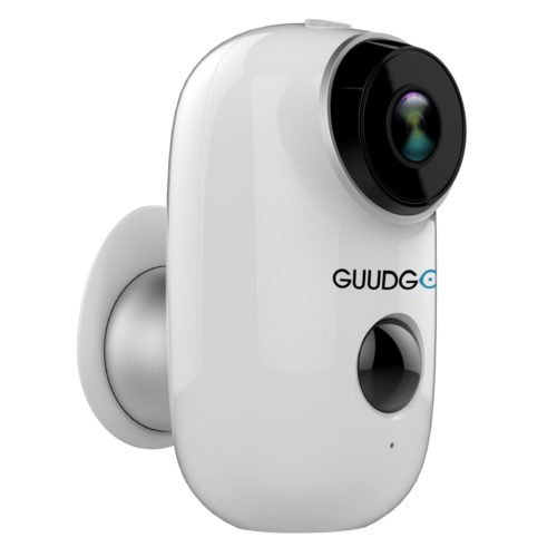 GUUDGO A3 and Solar Panel 1080P Wireless Rechargeable Battery-Powered Security Camera for Outdoor Indoor Home Surveillance 130degree Wide View 2-Way A 4