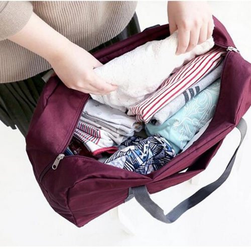 IPRee® Portable Travel Storage Bag Waterproof Polyester Folding Luggage Handbag Pouch 7