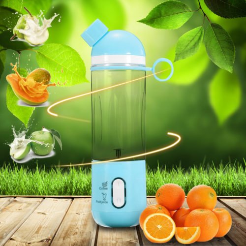 400ml USB Electric Fruit Juicer Smoothie Blender Portable Travel Coffee Maker Bottle Juice Cup 8