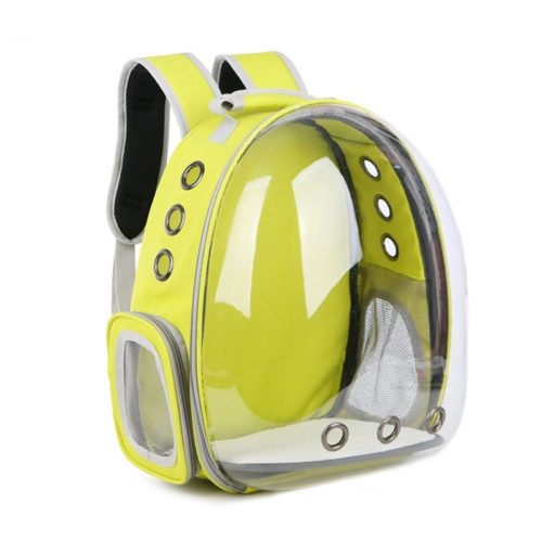 Dog Cat Transparent Space Capsule Breathable Shoulder Bag Pet Outside Travel Portable Carry Backpack 6