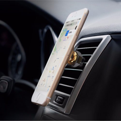 Baseus Cable Clip Magnetic Rotation Car Air Vent Phone Holder Stand for Samsung S8 iPhone X Xiaomi 6
