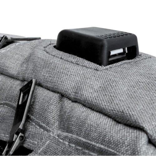 Men USB Charging Shoulder Chest Bag Sling Backpack Waterproof Sports Travel Pouch 9