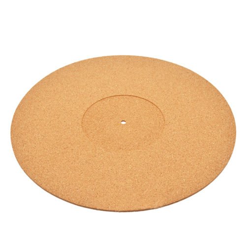 300mm 3MM Cork Wood LP Vinyl Turntable Record Pad Anti-skid Anti-static Soft Mat for Turntable Player 2