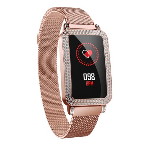 Bakeey G68 1.14inch Weather Musice Brightness Control Multi-sport Modes Heart Rate Blood Pressure O2 Monitor Female Smart Watch 6