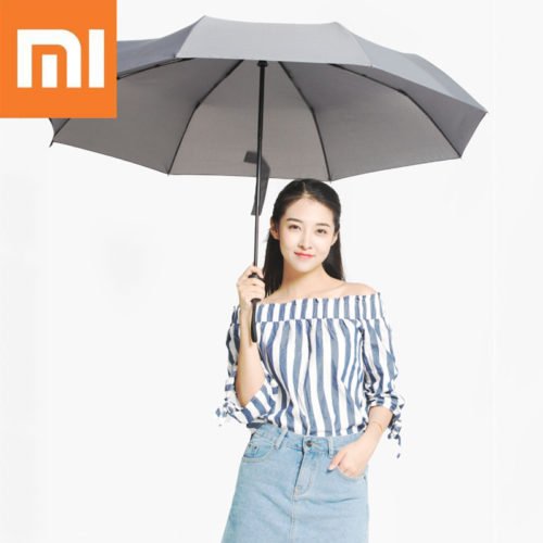 Xiaomi 2-3 People 124cm UPF50+ Automatic Umbrella Portable Ultra Large UV Windproof Folding Sunshade 9
